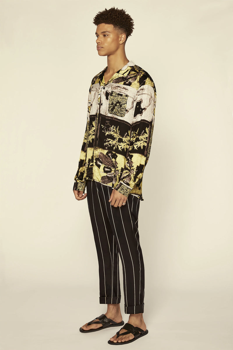 Les Bronson Oversize Printed Shirt